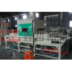 鑫哲自動輸送式噴砂機，自動噴砂機，全自動噴砂機